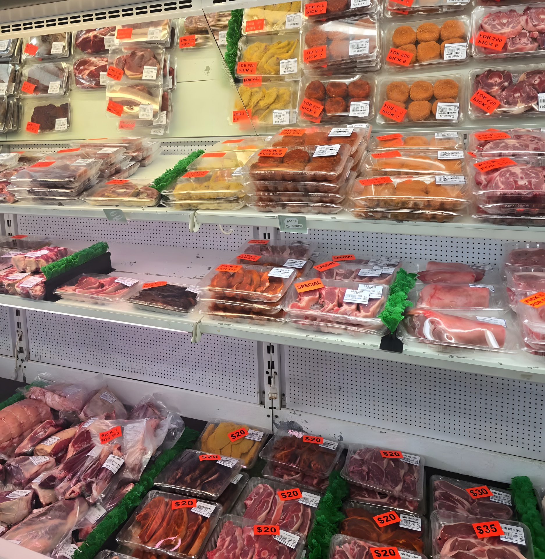 Value packs stocked in the De Bauchery retail cabinets